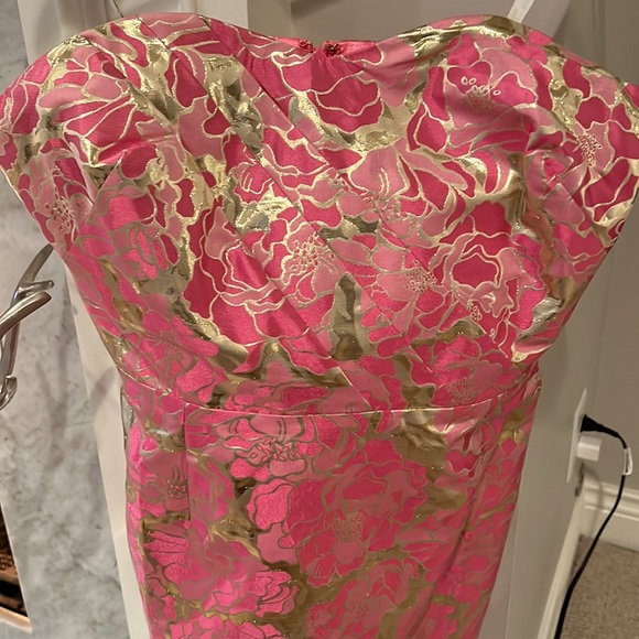 Lilly Pulitzer Strapless Dress, Size 2 - Picture 2 of 4